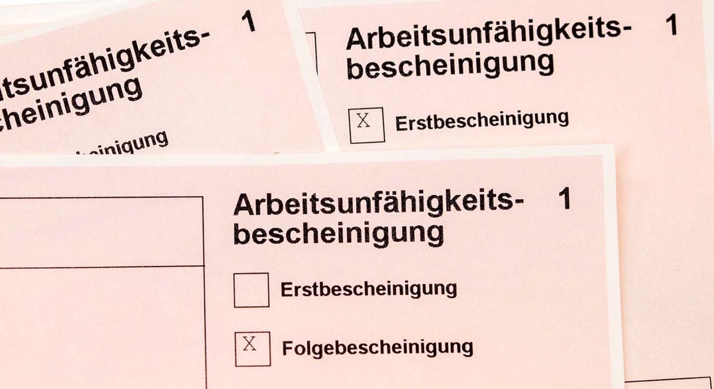 Arbeitsunfähigkeitsbescheinigung