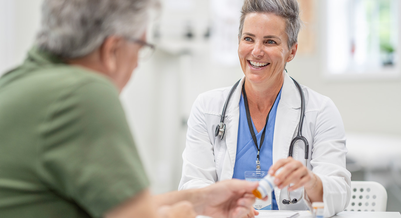 Hausärztin Patient Medikamente